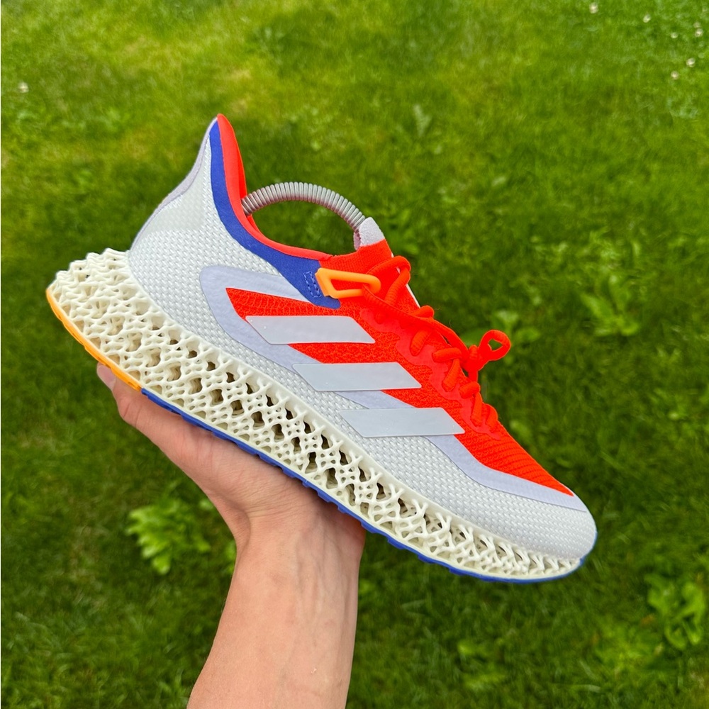 Running shoes Adidas 4DFWD 2 Solar red blue mens brand new 9 9,5 10 us